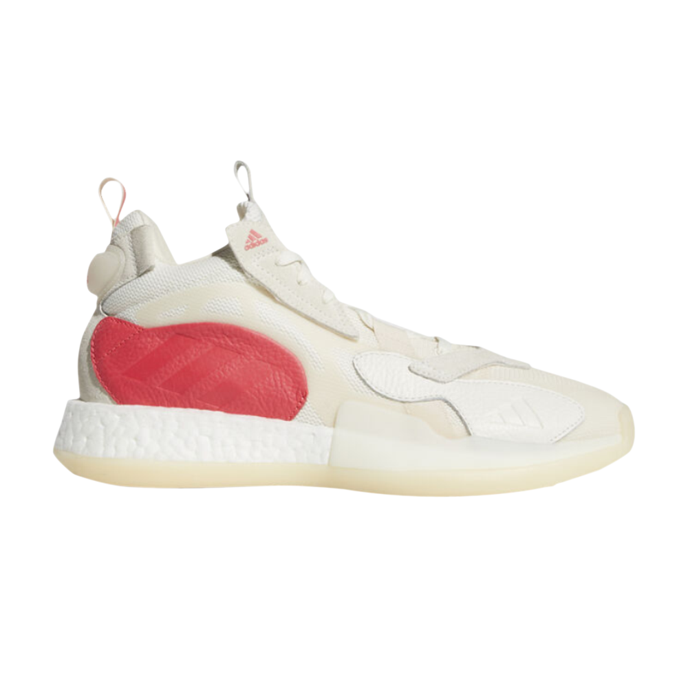 Pre-owned Adidas Originals Zoneboost 'off White Shock Red'