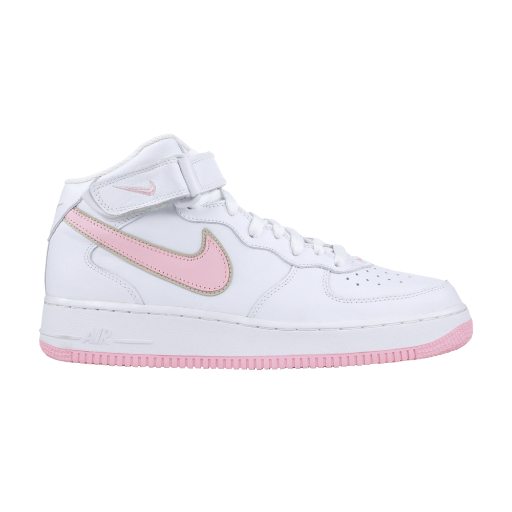 pink air force ones mid