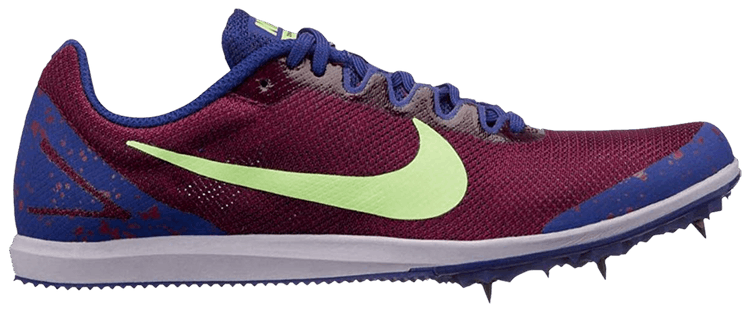 Nike Wmns Zoom Rival D 10 Bordeaux Lime Blast