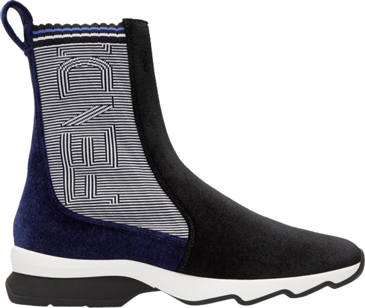 Fendi Wmns Sock Sneaker 'Logo Velvet'
