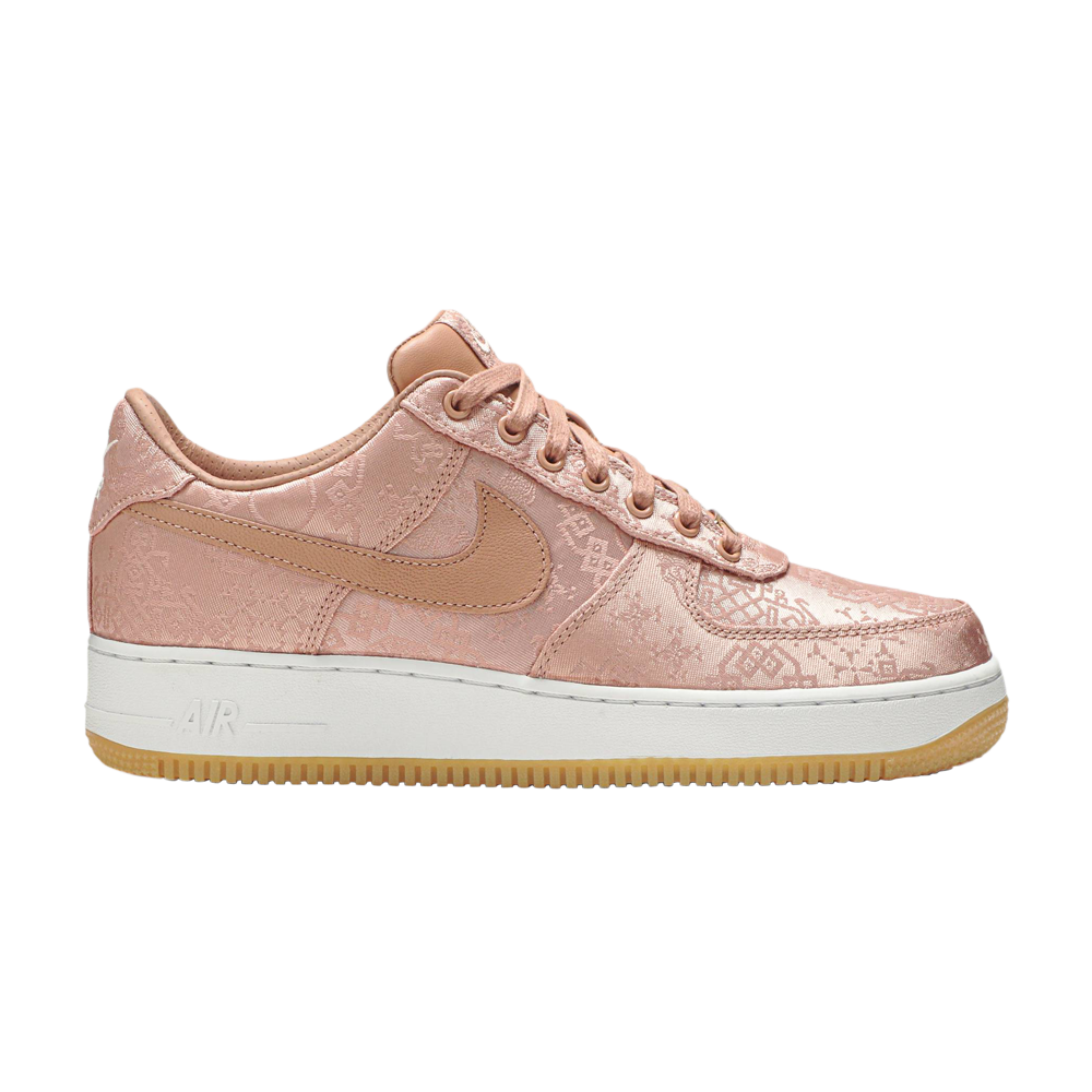 Pre-owned Nike Clot X Air Force 1 Low Premium 'rose Gold Silk' Special Box In Pink