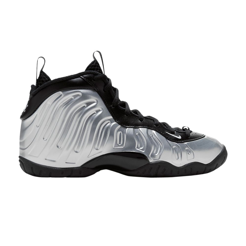 Pre-owned Nike Little Posite One Gs 'chrome' | Silver | Kid's Size 6