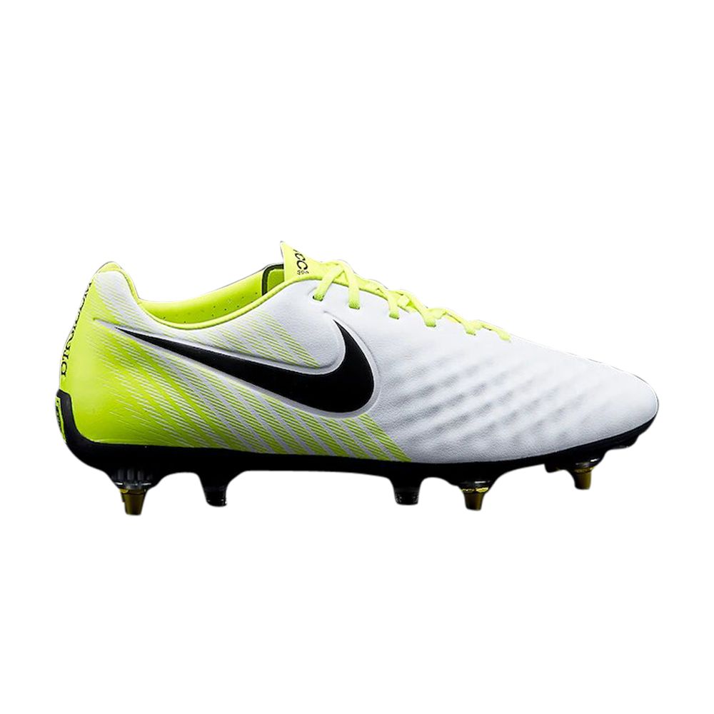 Nike Magista Opus 2 SG Pro AC 'White Black Volt' | Men's Size 10.5 - 889254-108