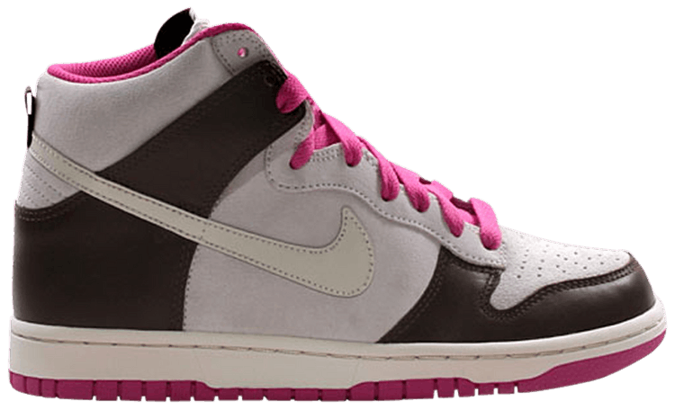 Nike dunk sb high chocolate pink top