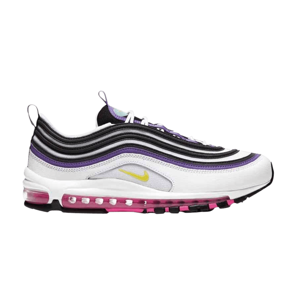 purple and yellow air max 97