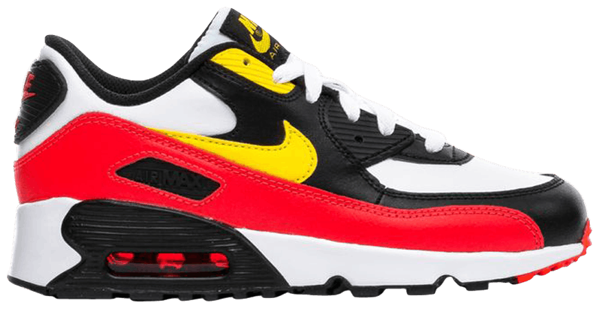 Buy Air Max 90 Leather PS 'Chrome Yellow Black Crimson' 833414 120 GOAT