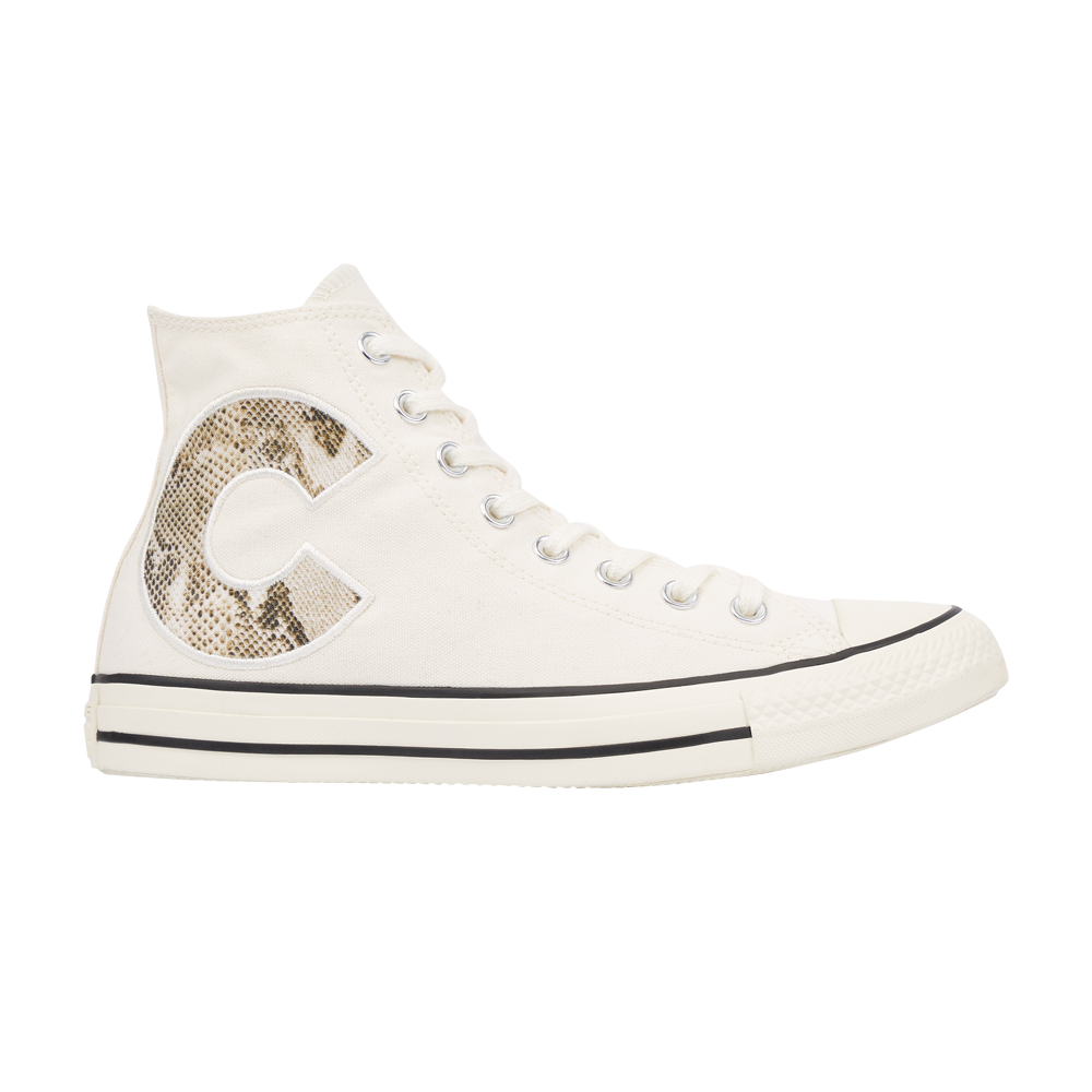 Pre-owned Converse Chuck Taylor All Star Wild Logo High 'erget' In White