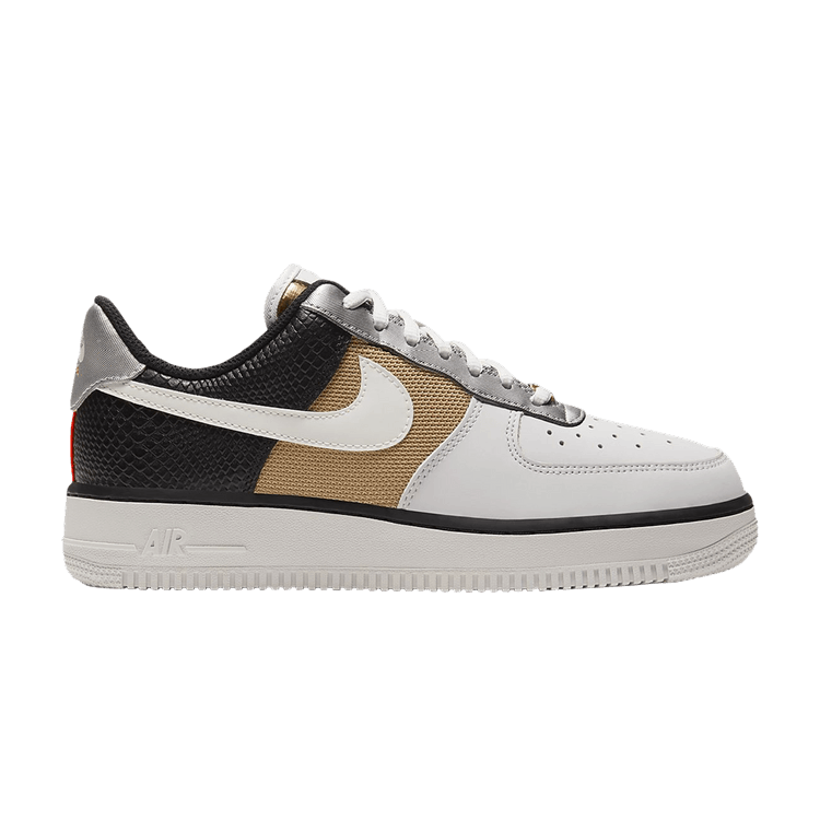 Nike Wmns Air Force 1 07 Grey Black Gold Women s Size 5.5
