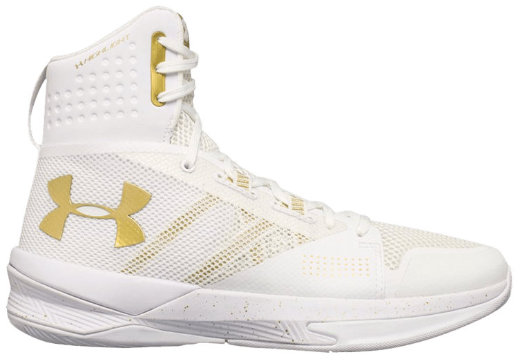 Under Armour Wmns Highlight Ace White Metallic Gold