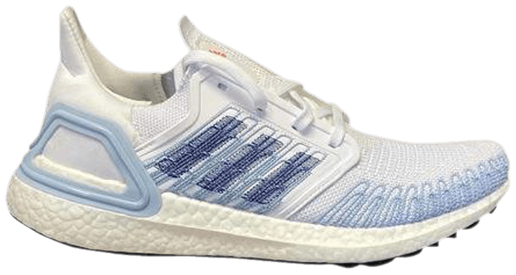 Adidas UltraBoost 20 White Blue Sample