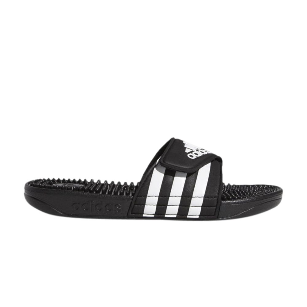 Pre-owned Adidas Originals Adidas Adissage Slide J 'core Black' | Kid's Size 5