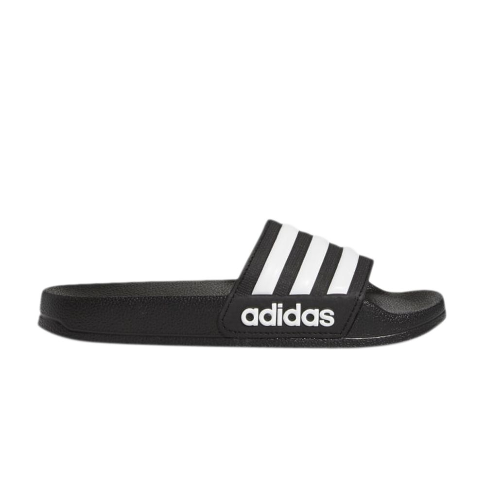 Pre-owned Adidas Originals Adidas Adilette Shower Slides J 'core Black' | Kid's Size 11.5