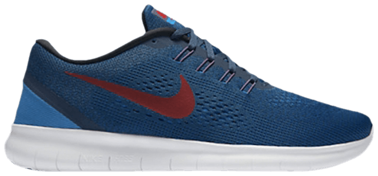 Nike Free RN Squadron Blue Red