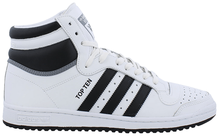 Adidas Top Ten High White Black