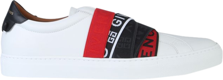 Givenchy 4G Webbing Strap Low 'White Red Black'