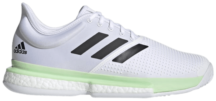 Adidas SoleCourt White Glow Green