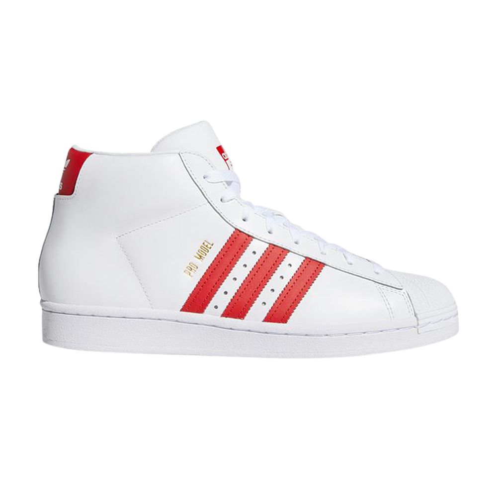 adidas Pro Model 'White Scarlet' | Men's Size 7.5