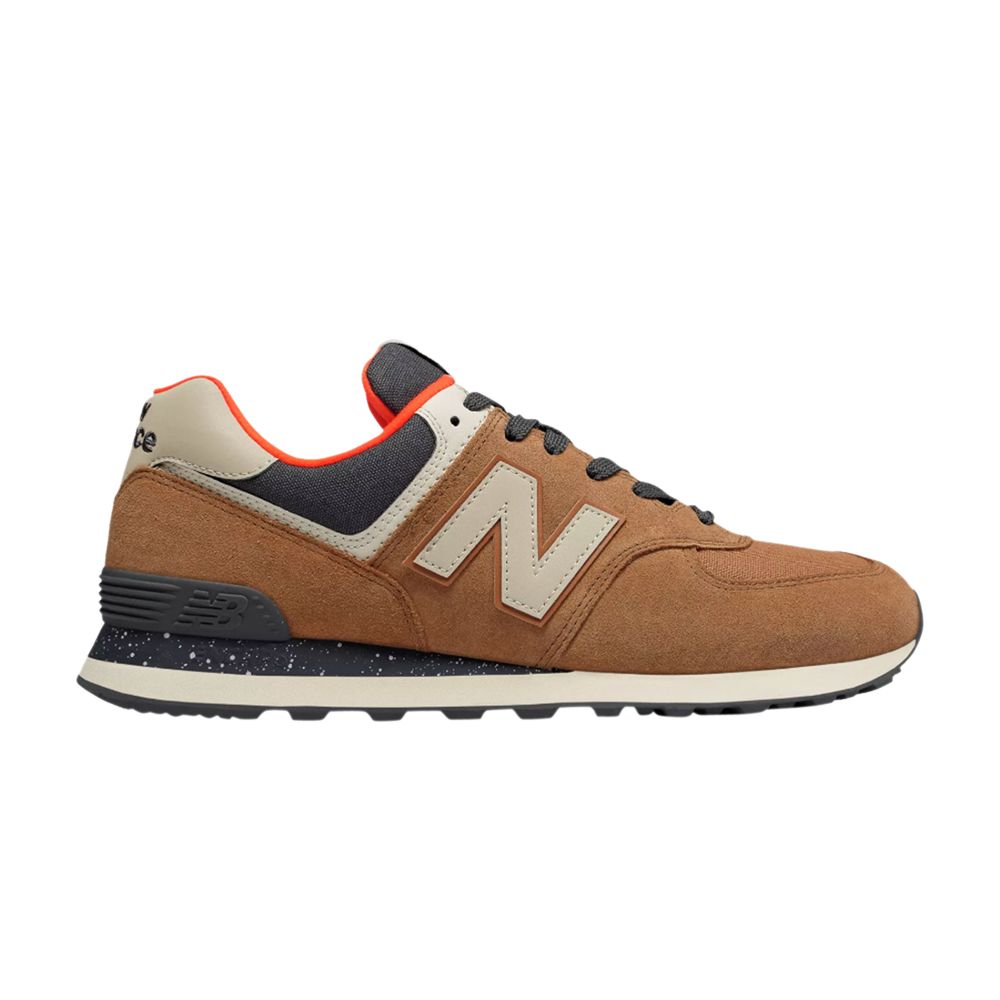 Pre-owned New Balance 574v2 'hi-viz Pack - Brown Sugar' | Men's Size 8