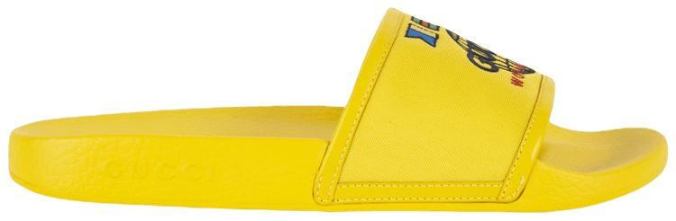 Buy Gucci Slide Smile Yellow 599143 9PYX0 7114 GOAT