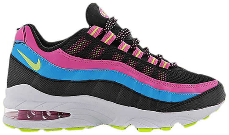 Size 4.0 Air Max 95 LE GS Black Volt Ice Red Violet