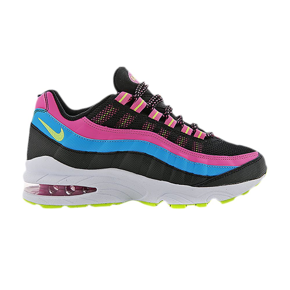 Nike Air Max 95 LE GS 'Black Volt Ice Red Violet' | Kid's Size 4 - 310830-006