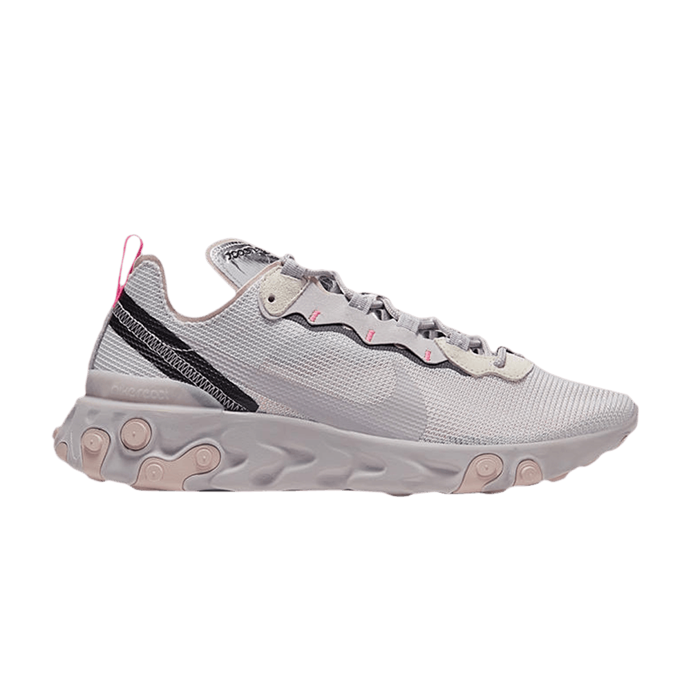 nike react element 55 platinum violet