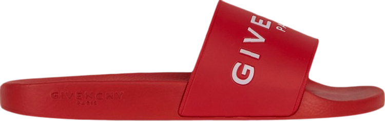 Givenchy Logo Pool Slide 'Red'