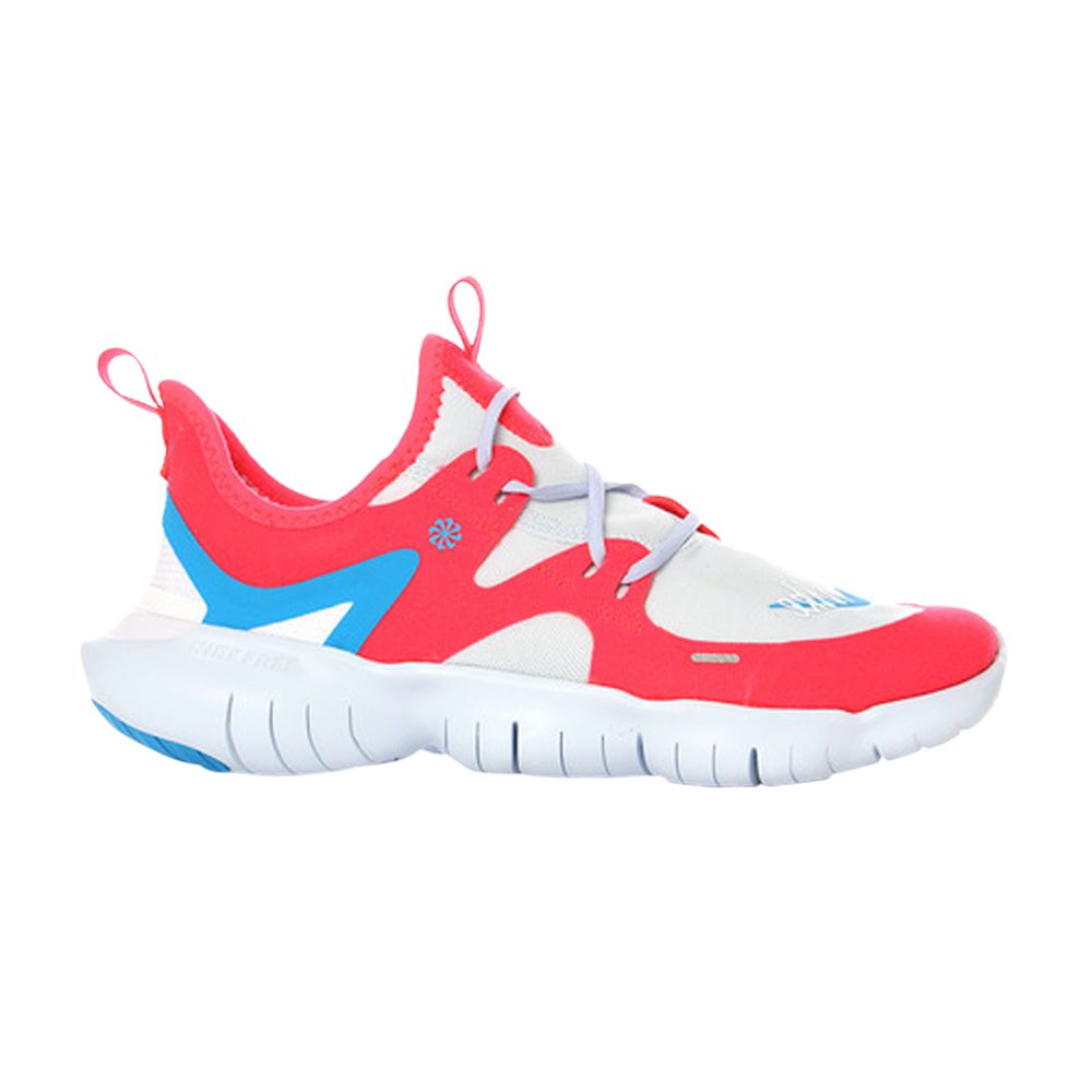 Pre-owned Nike Free Rn 5.0 Gs 'red Orbit Blue Hero' | Kid's Size 5.5