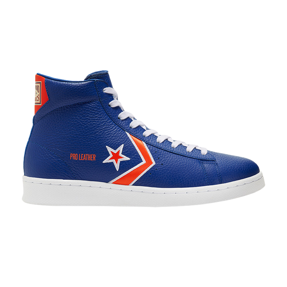 Pre-owned Converse Breaking Down Barriers X Pro Leather High 'knicks' In Blue