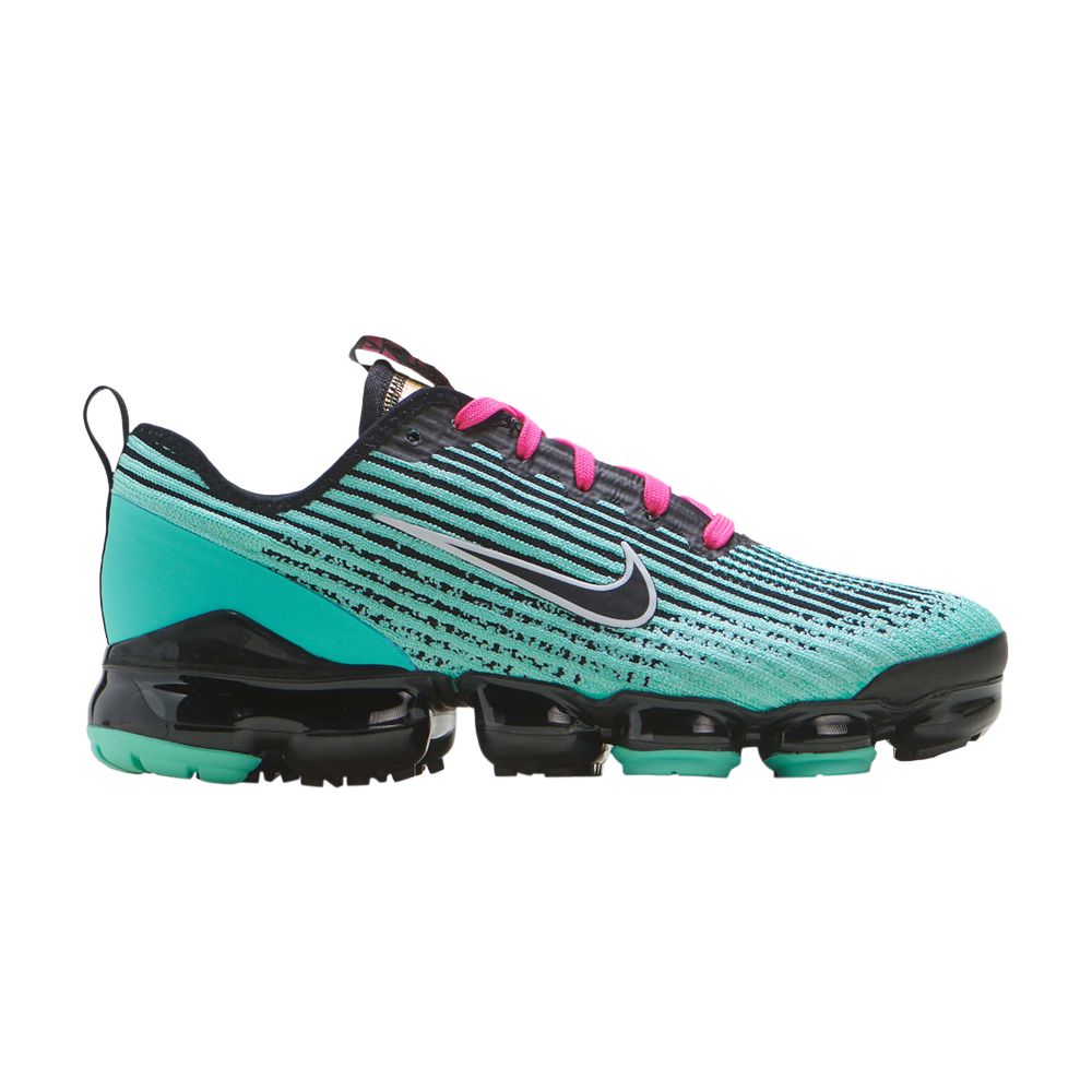 Pre-owned Nike Air Vapormax Flyknit 3 Gs 'hyper Turquoise' | Blue | Kid's Size 6