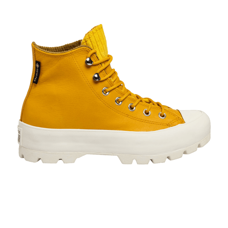 Buy Wmns Chuck Taylor All Star Lugged Leather High Gold Dart 565005C GOAT CA