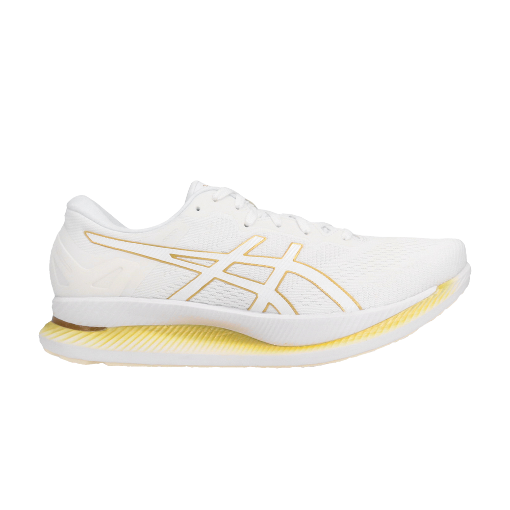 Pre-owned Asics Glideride 'pure Gold' In White
