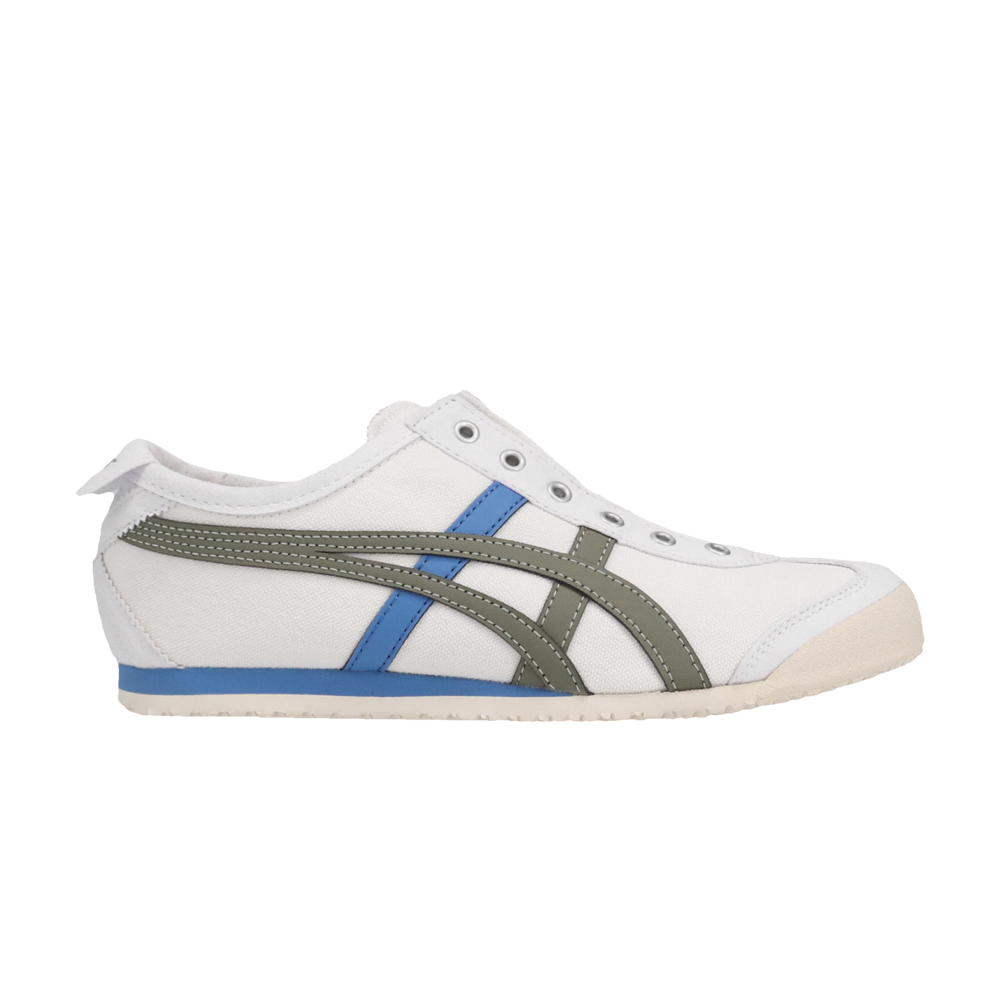 Pre-owned Onitsuka Tiger Mexico 66 Slip-on 'white Lichen Green'