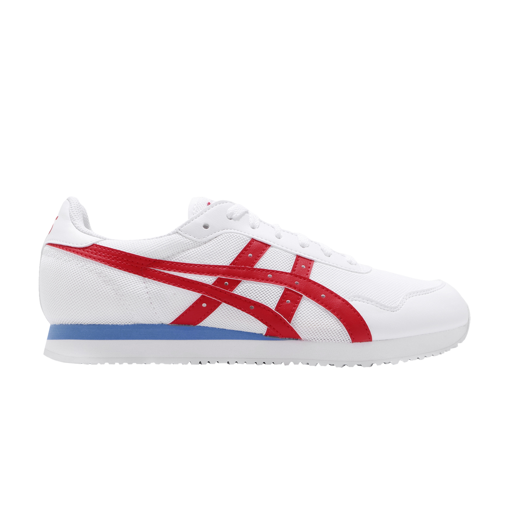 Pre-owned Asics Tiger Runner 'classic Red' In White