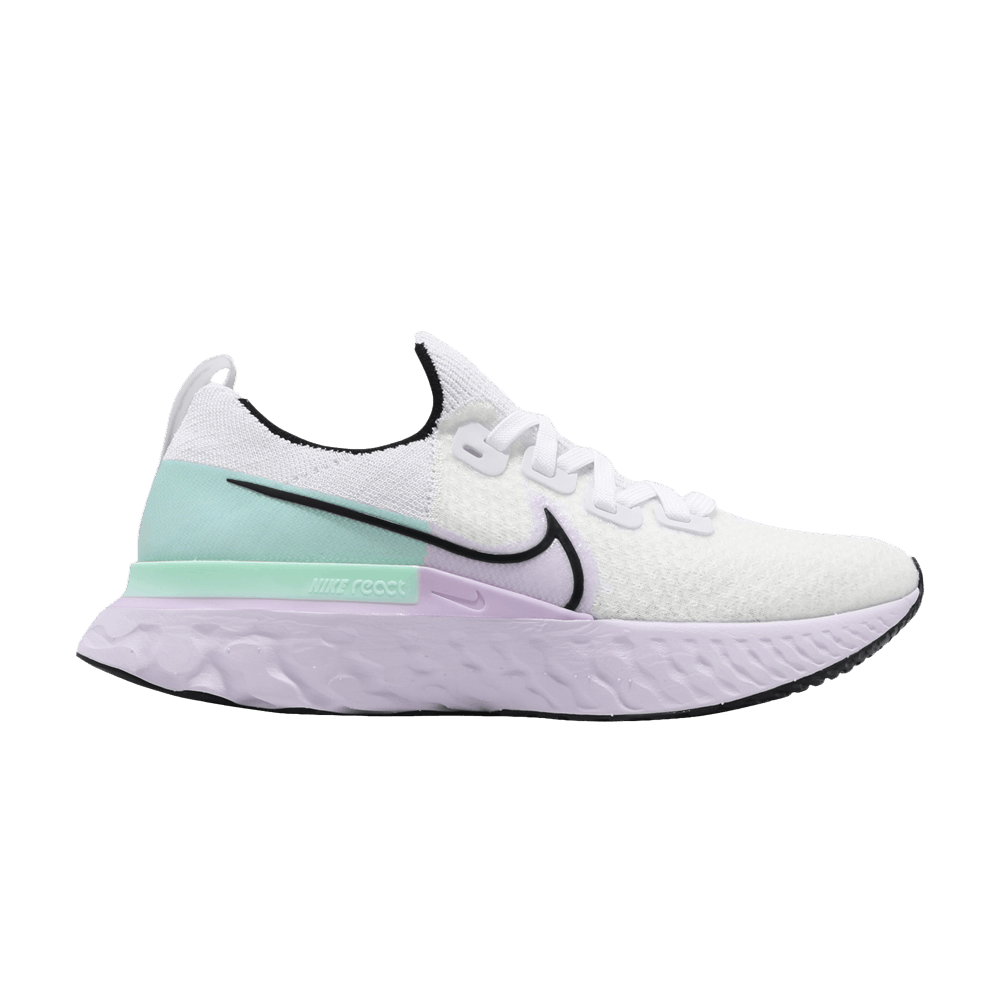 nike react infinity run flyknit lilac