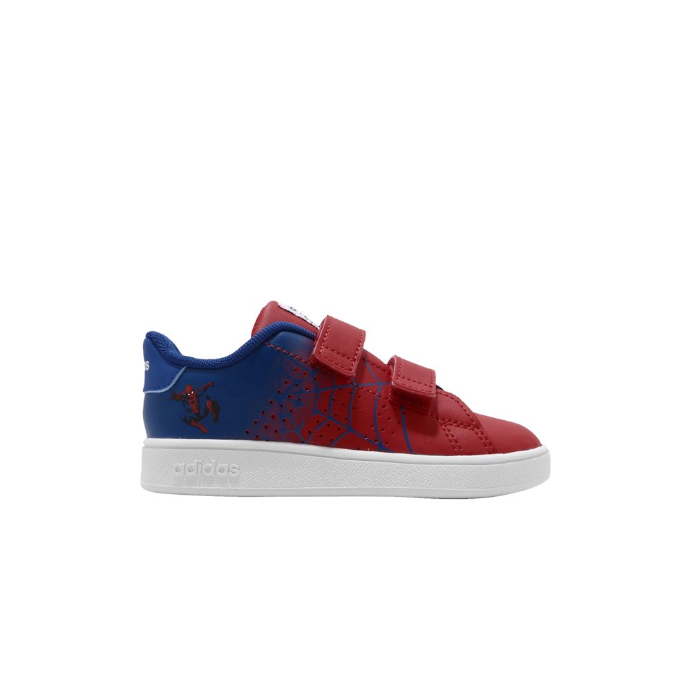 Pre-owned Adidas Originals Adidas Marvel X Advantage I 'spider Man' | Red | Infant Size 9.5