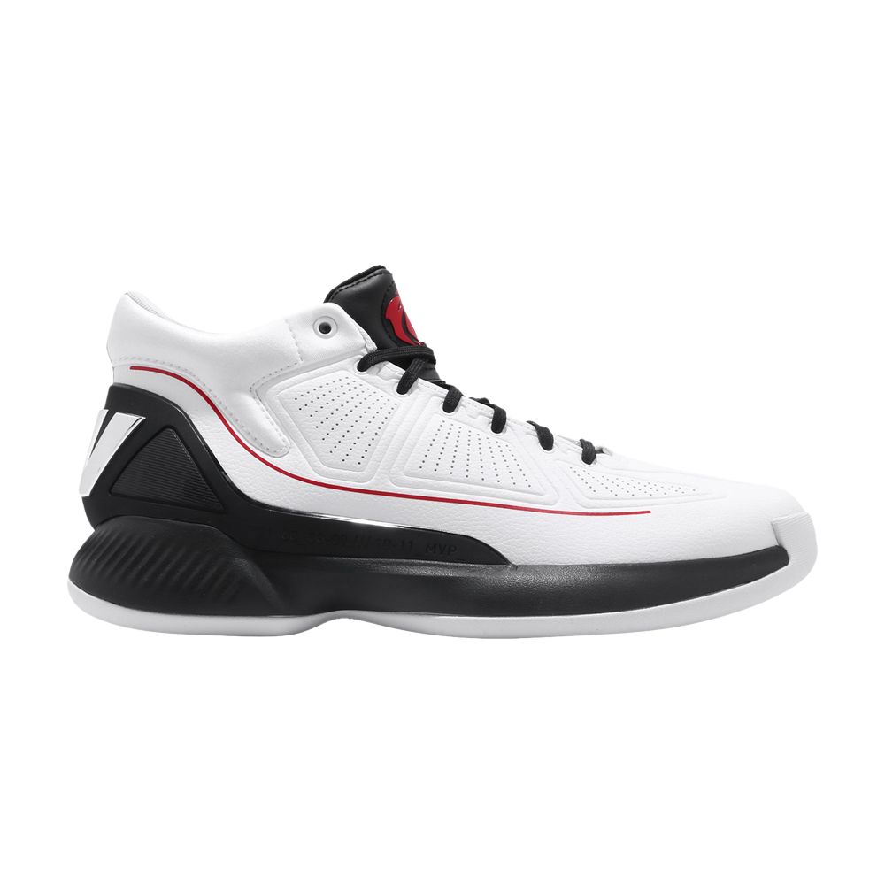adidas D Rose 10 'White Black Red' | Men's Size 7