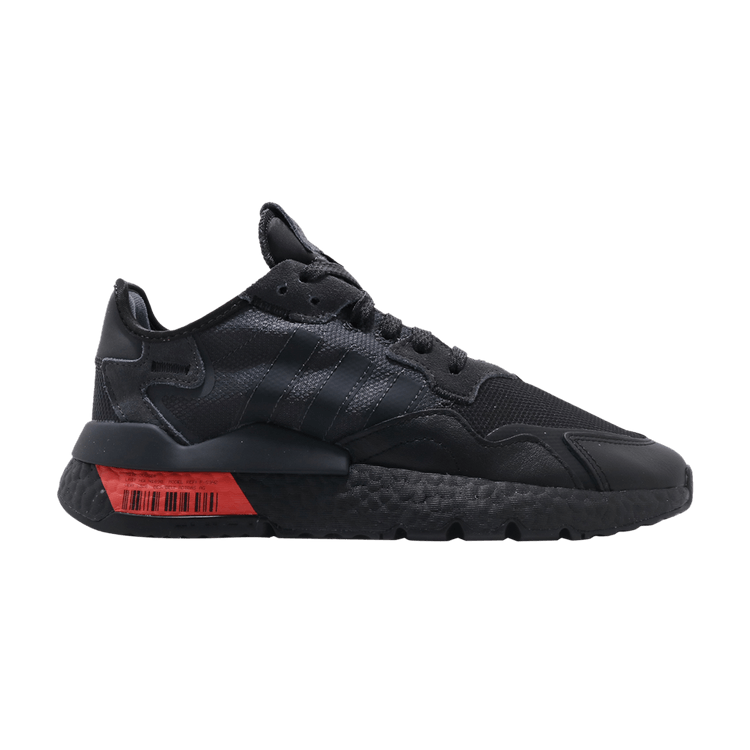 Adidas nite jogger black red store
