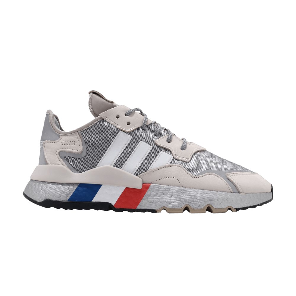 Adidas Nite Jogger 'Silver Metallic' Mens Sneakers - Size 9.5