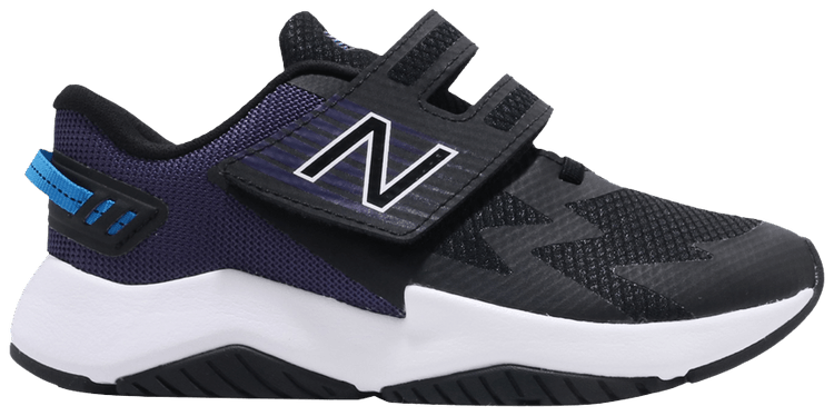 New Balance Fresh Foam Roav Wide Little Kids Black White Purple