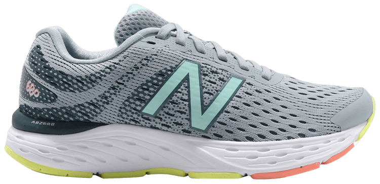 New Balance Wmns 680v6 Wide Grey Blue White