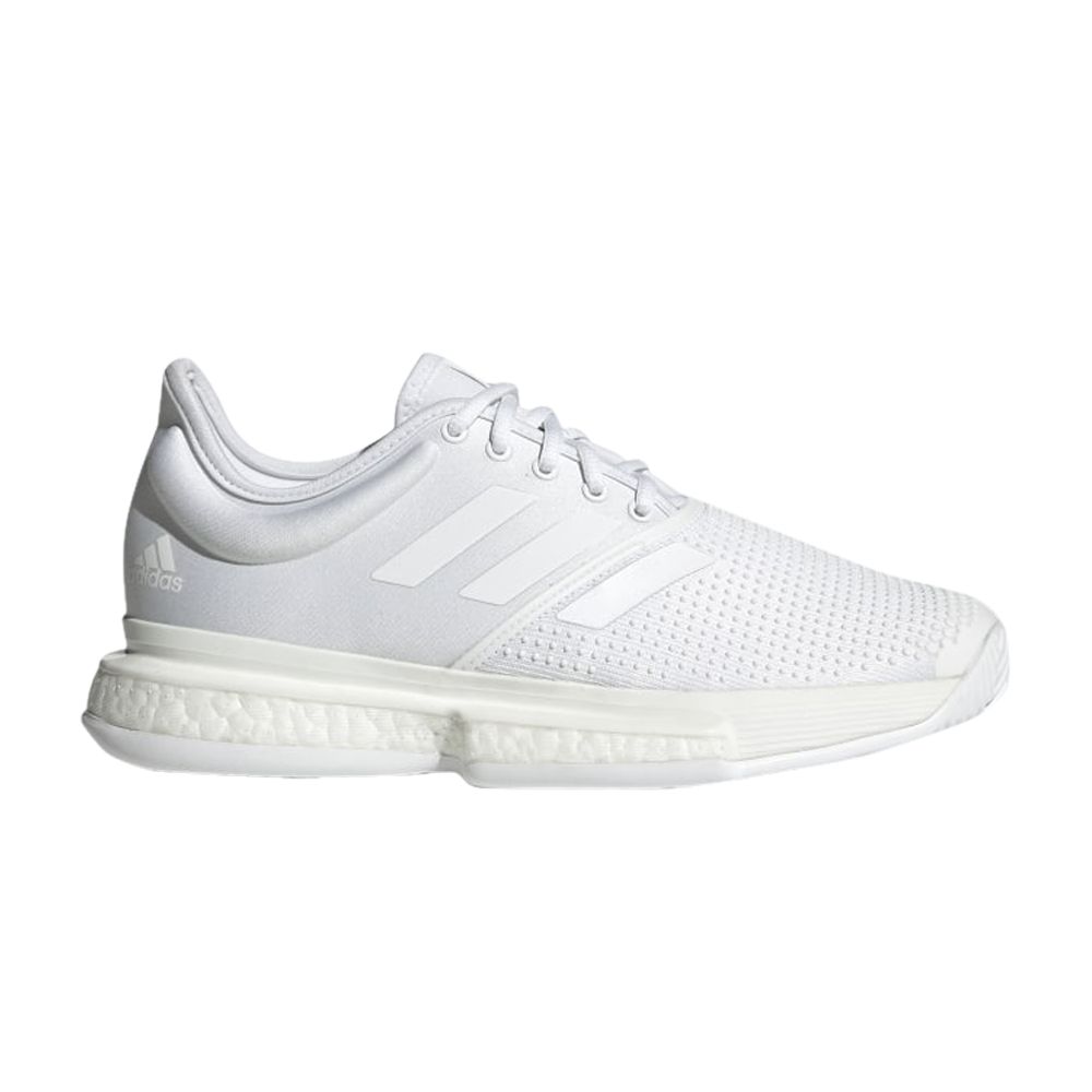 Pre-owned Adidas Originals Adidas Parley X Wmns Solecourt Boost 'white' | Women's Size 7.5