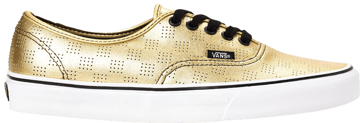 Vans Authentic Gold Checker