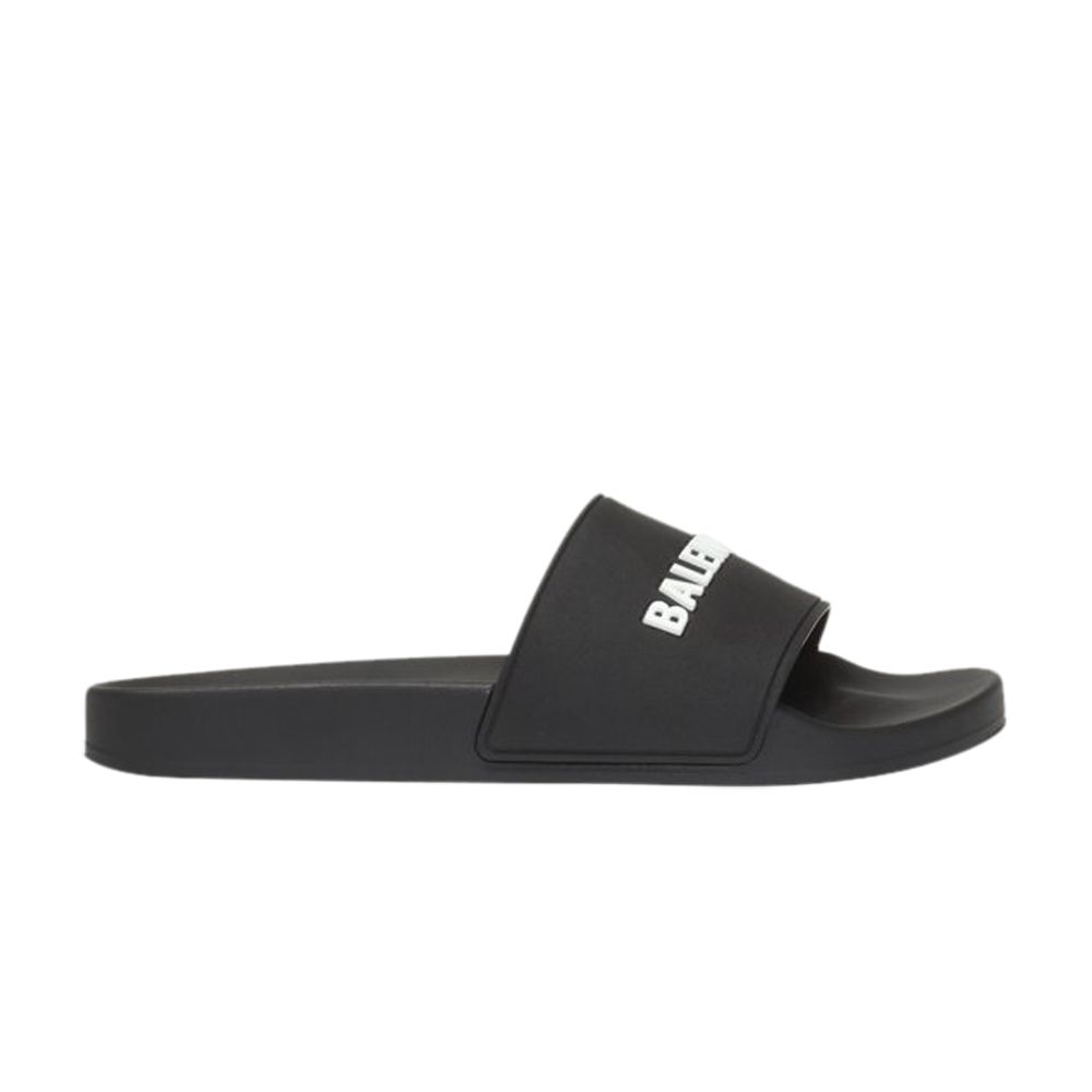 Balenciaga Pool Slides 'Black' | Men's Size 39