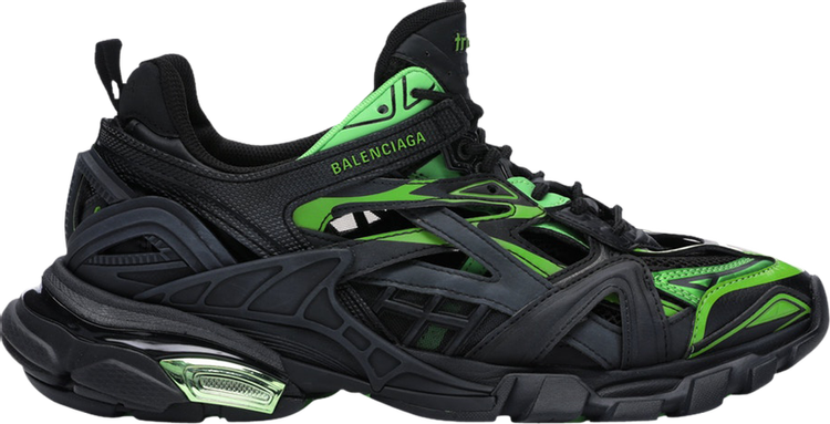 Buy Balenciaga Track.2 Trainer 'Black Green' - 568614 W2GN3 1086 | GOAT