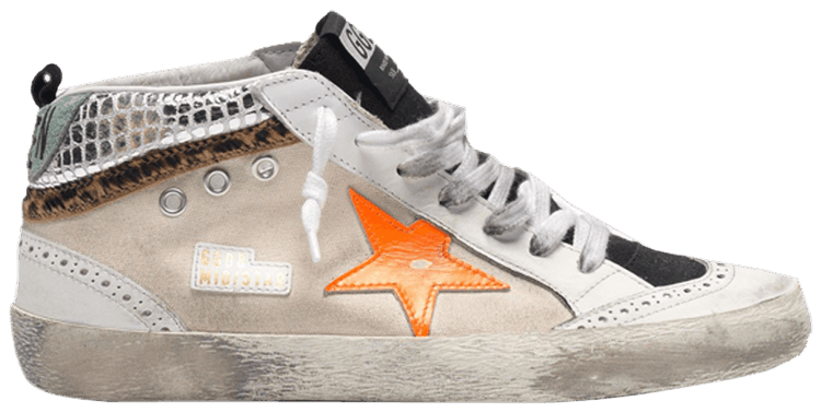 Golden Goose Wmns Mid Star 'Orange'