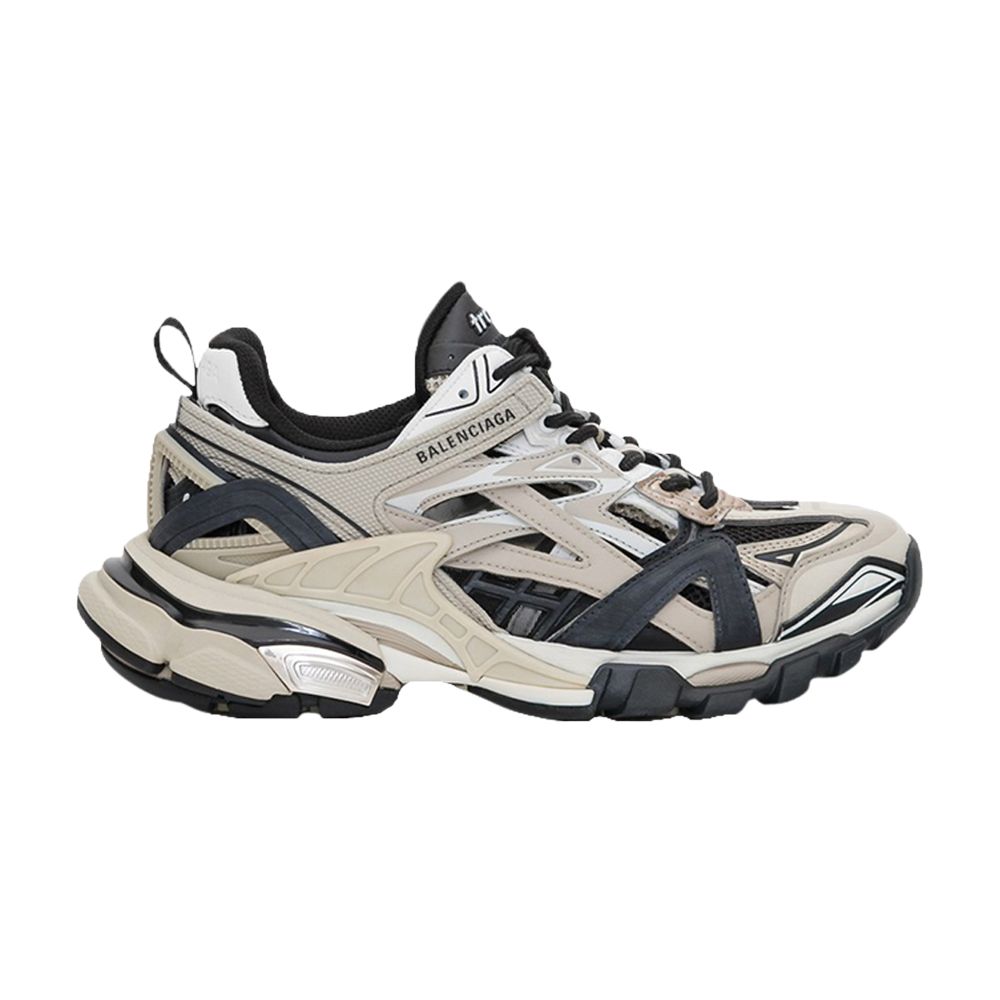Pre-owned Balenciaga Wmns Track.2 Trainer 'beige Black' | Tan | Women's Size 38