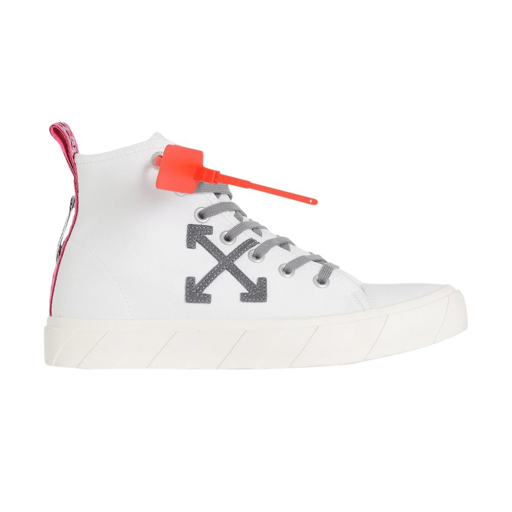 Click to view more detailed imagery on our partner's website Pre-owned Off-white Vulc Sneaker Mid 'white Grey' | Men's Size 42