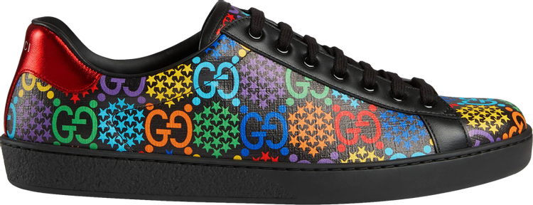 Gucci Men's New Ace GG Supreme NRN Sneakers in Black, Size UK 6 | End Clothing