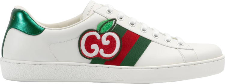Buy Gucci Ace Low 'GG Apple Patch - White' - 611376 DOPE0 9064 | GOAT